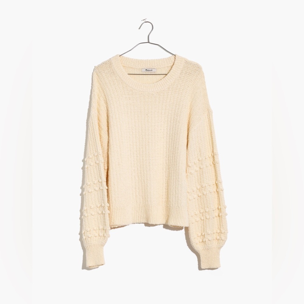 Madewell Bobble Pullover Sweater size medium style number #AC798